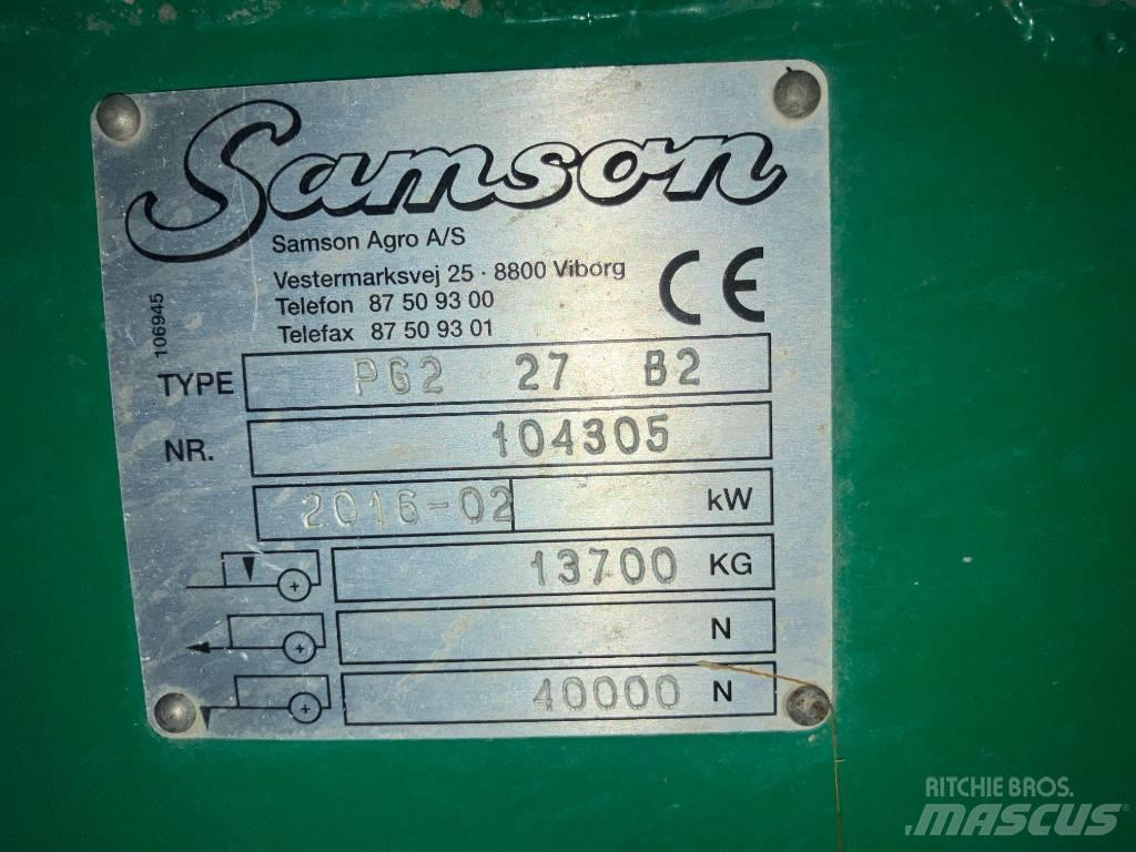 Samson PG2 27 Ore de transport în forma lichida