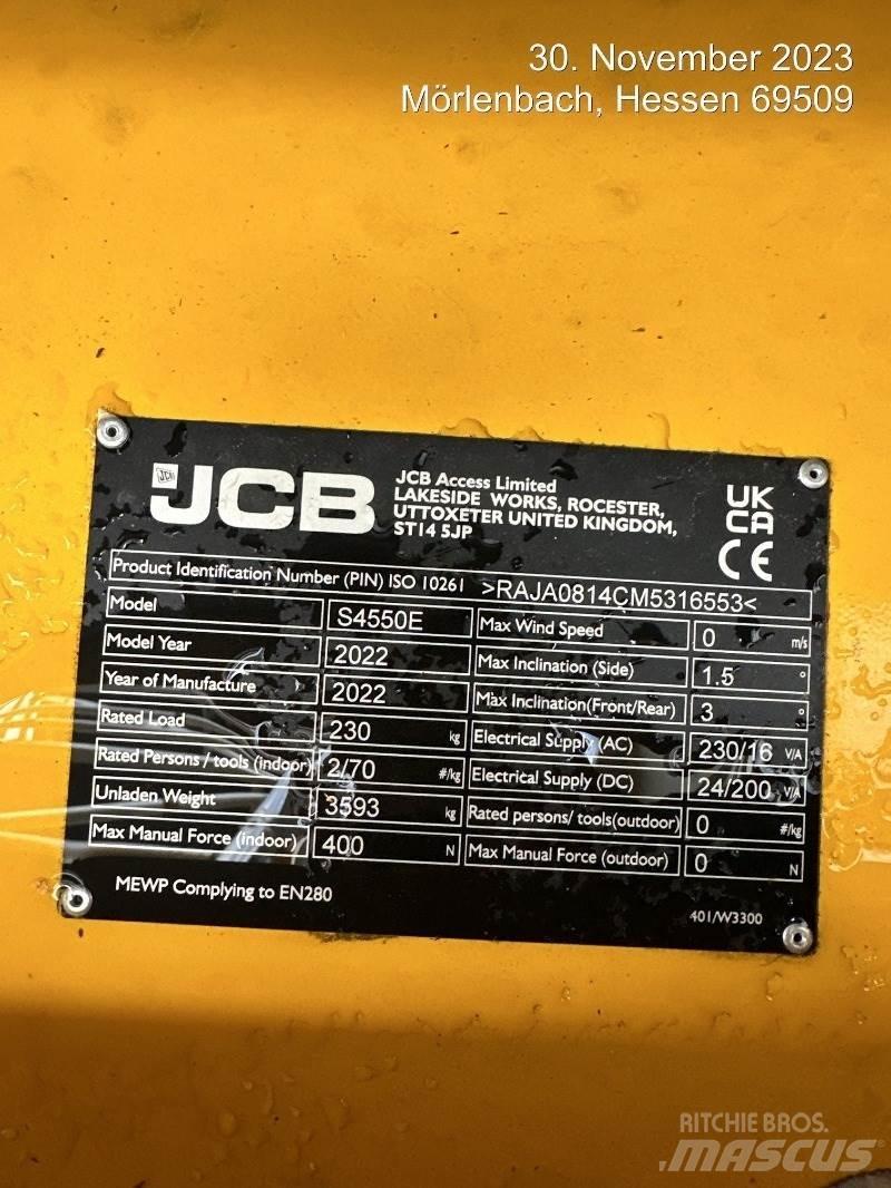 JCB S4550E Platforme foarfeca
