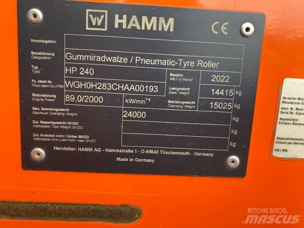 Hamm HP240 Cilindri compactori dubli
