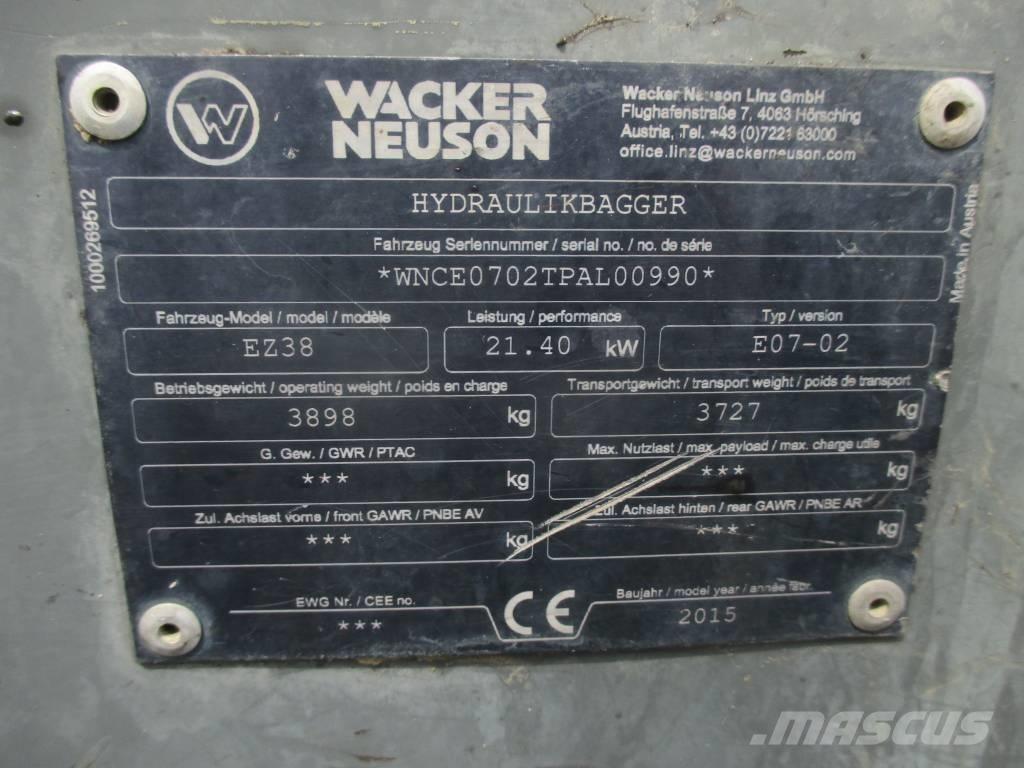 Wacker Neuson EZ 38 Excavatoare pe șenile
