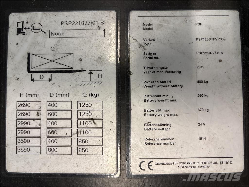 Atlet PSP125 Transpaleti autopropulsanti