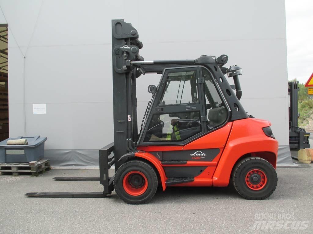 Linde H80D Stivuitor diesel