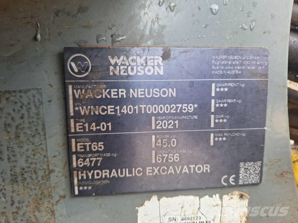 Wacker Neuson ET 65 Excavatoare pe șenile
