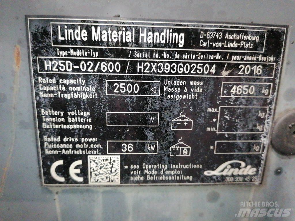 Linde H25D-02/600 Stivuitor GPL
