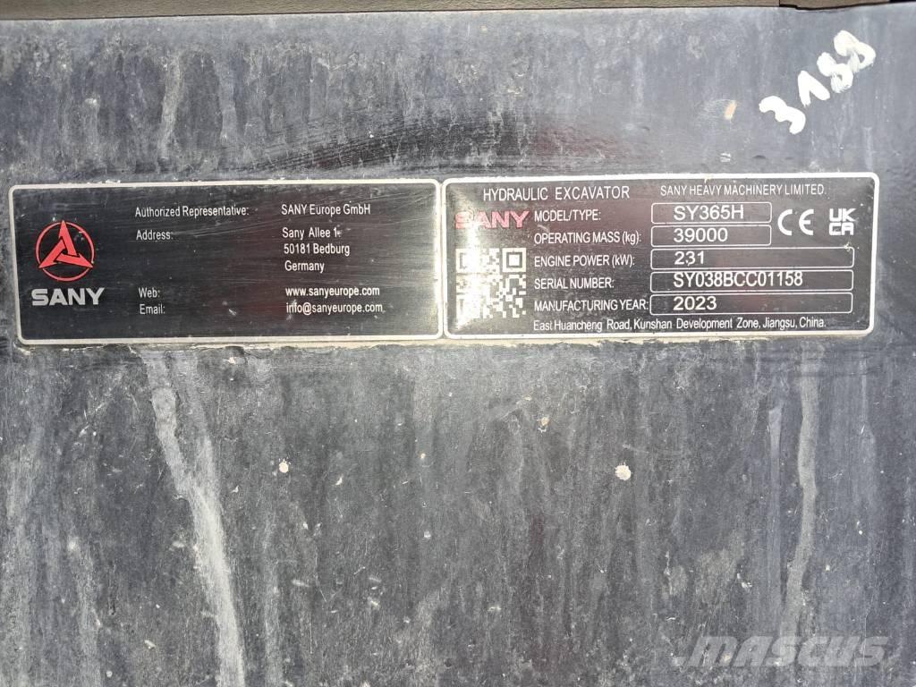 Sany SY 365 H Excavatoare pe șenile
