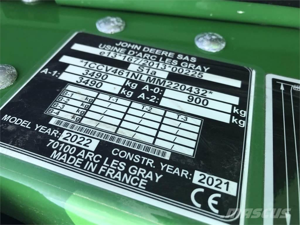 John Deere V461M Masina de balotat cilindric