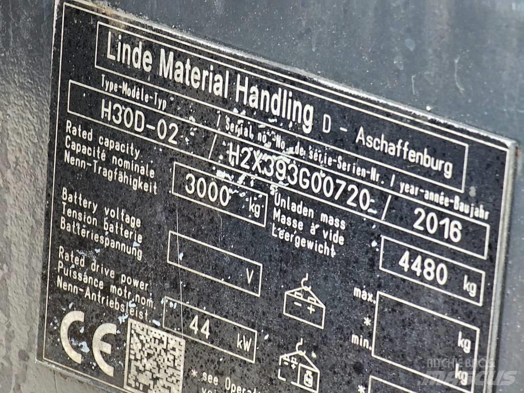 Linde H30D-02 Stivuitor diesel