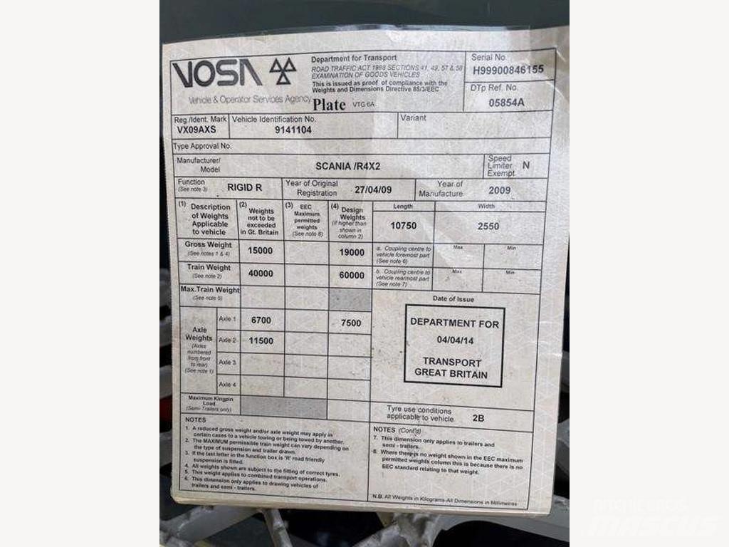 Scania R 340 Camioane platforma/prelata