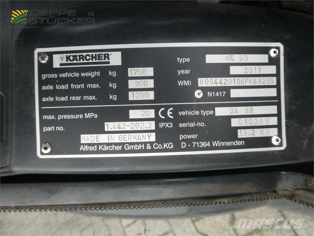 Kärcher MC 50 Maturatori