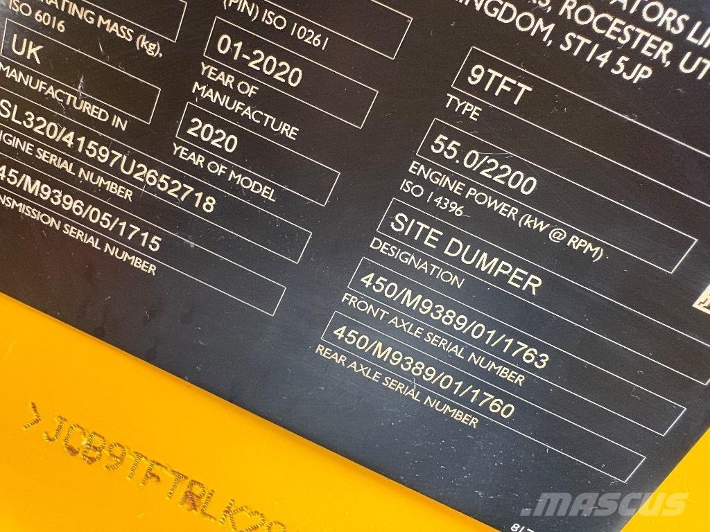 JCB 9TFT Minitractor de teren
