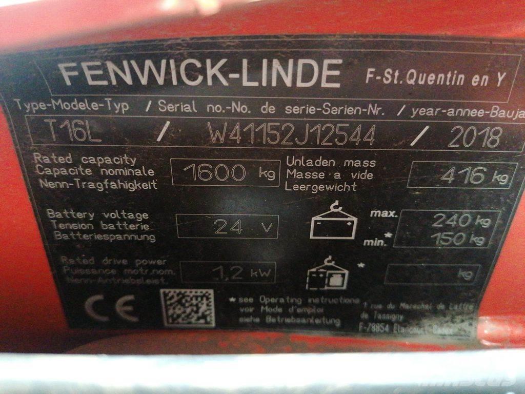 Linde T16L Transpaleta manuala