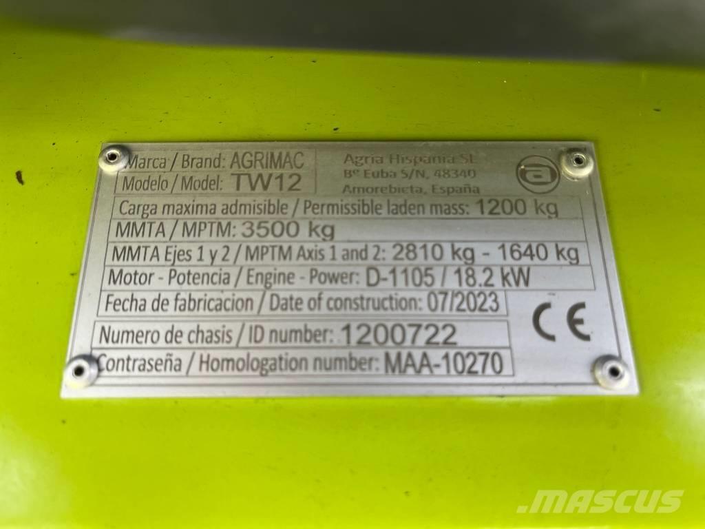 Agrimac TW 12 4x4 Stivuitor diesel