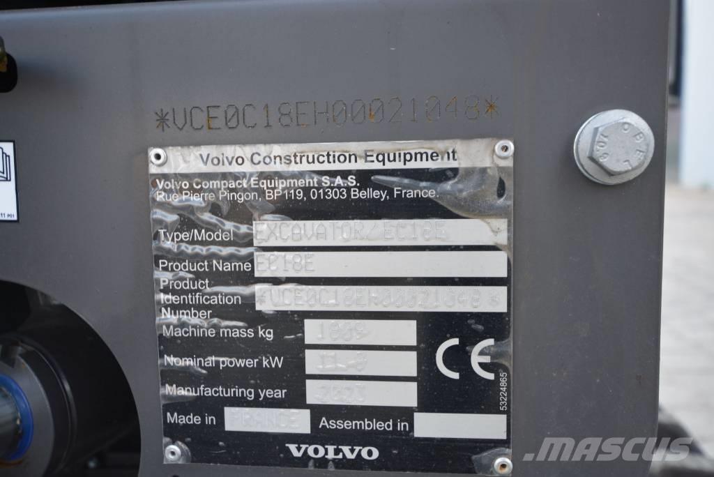 Volvo EC 18 E Mini excavatoare < 7t