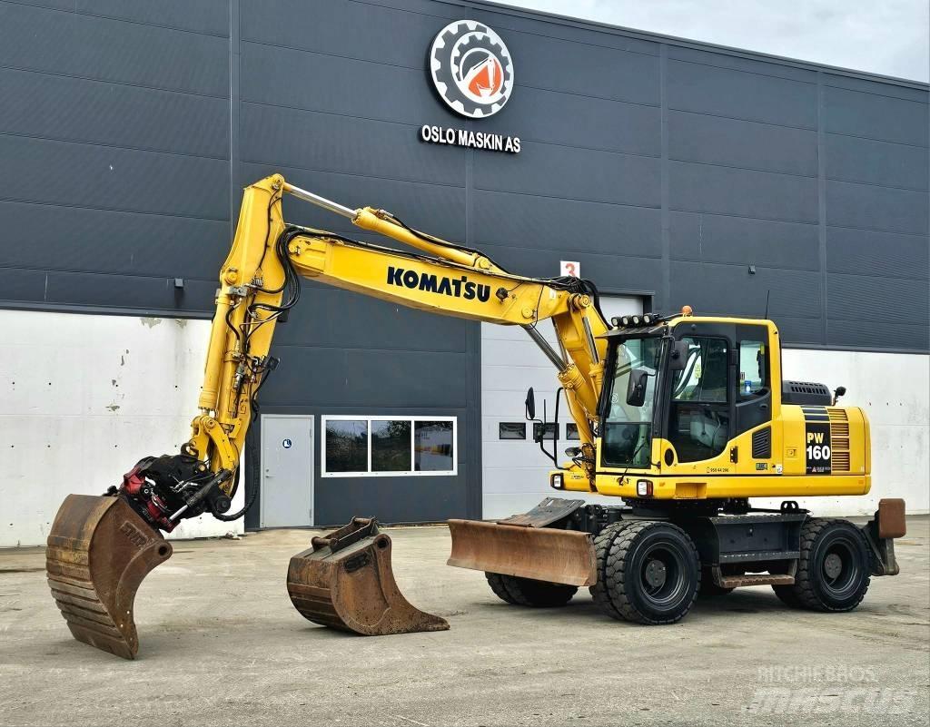 Komatsu pw 160 -8 Excavatoare cu roti