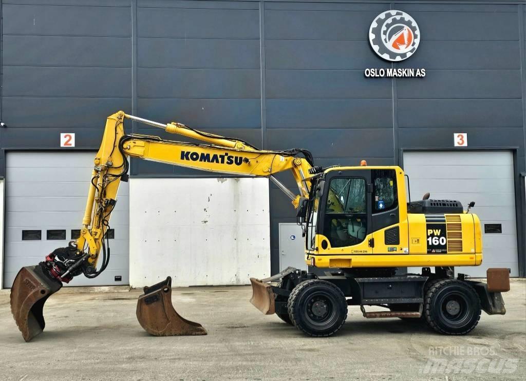 Komatsu pw 160 -8 Excavatoare cu roti