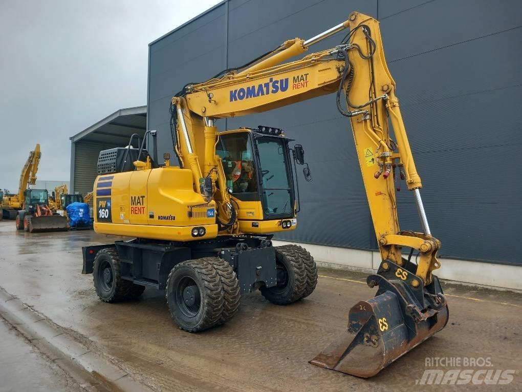 Komatsu PW160-11E0 Excavatoare cu roti