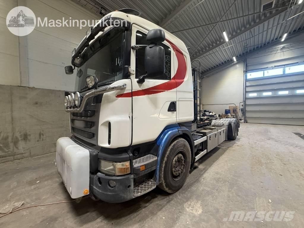 Scania Lastväxlare Camion cu carlig de ridicare
