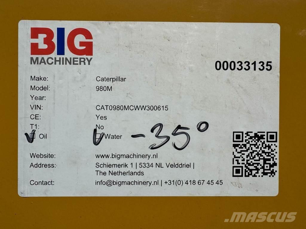 CAT 980M Incarcator pe pneuri