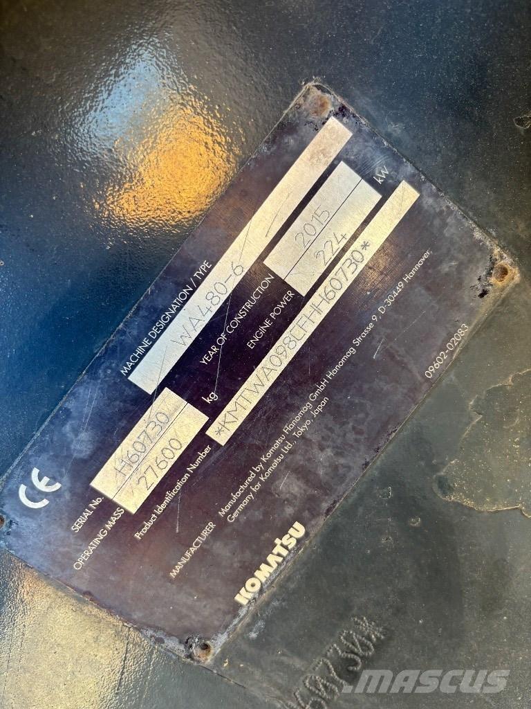 Komatsu WA 480-6 Incarcator pe pneuri