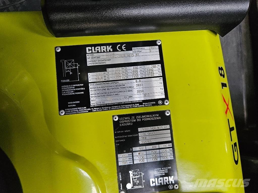 Clark GTX 18 Stivuitor electric