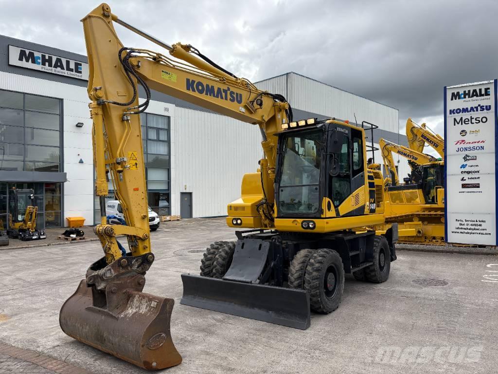 Komatsu PW148-11 Excavatoare cu roti