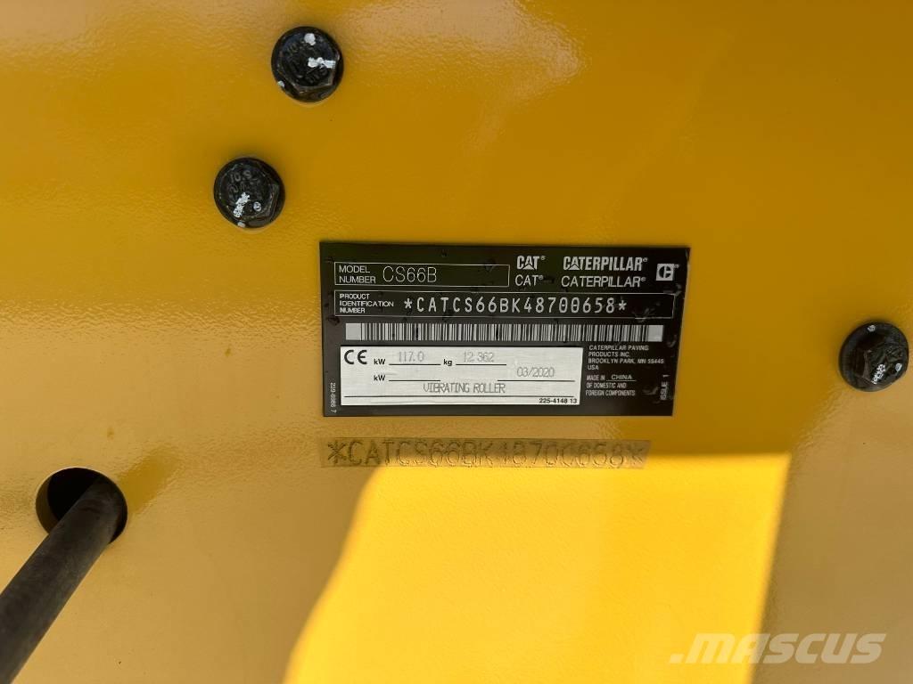 CAT CS 66 B Compactoare monocilindrice