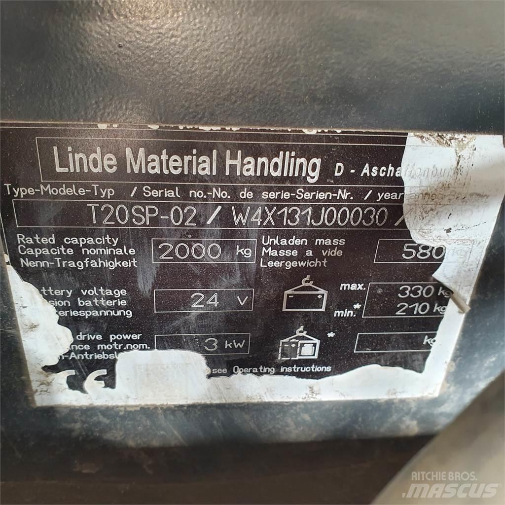 Linde T20SP kurz Transpaleta manuala
