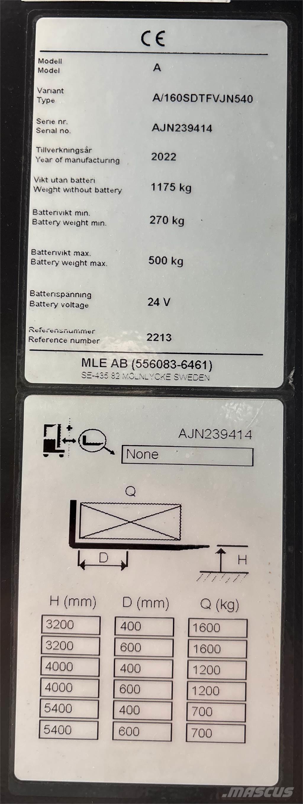 Atlet A160 Transpaleti autopropulsanti