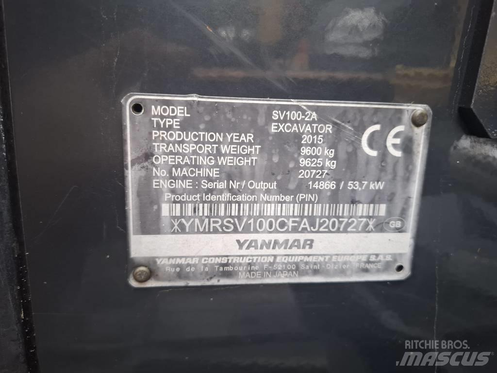 Yanmar SV 100-2A Excavatoare 7t - 12t