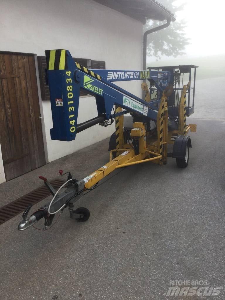 Niftylift 120HDE Platforme aeriene montate pe remorca