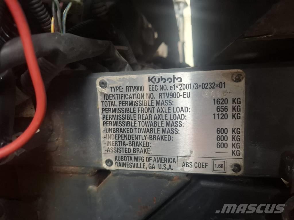 Kubota RTV 900 UTV-uri