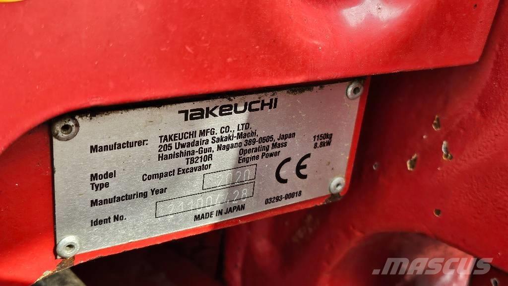 Takeuchi TB 210 R Mini excavatoare < 7t