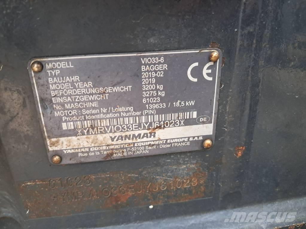 Yanmar Vio 33 Mini excavatoare < 7t