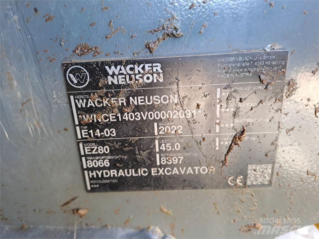 Wacker Neuson EZ80 Excavatoare pe șenile
