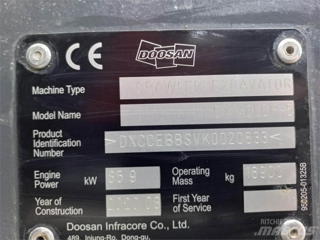 Develon DX140LCR-5 Excavatoare pe șenile
