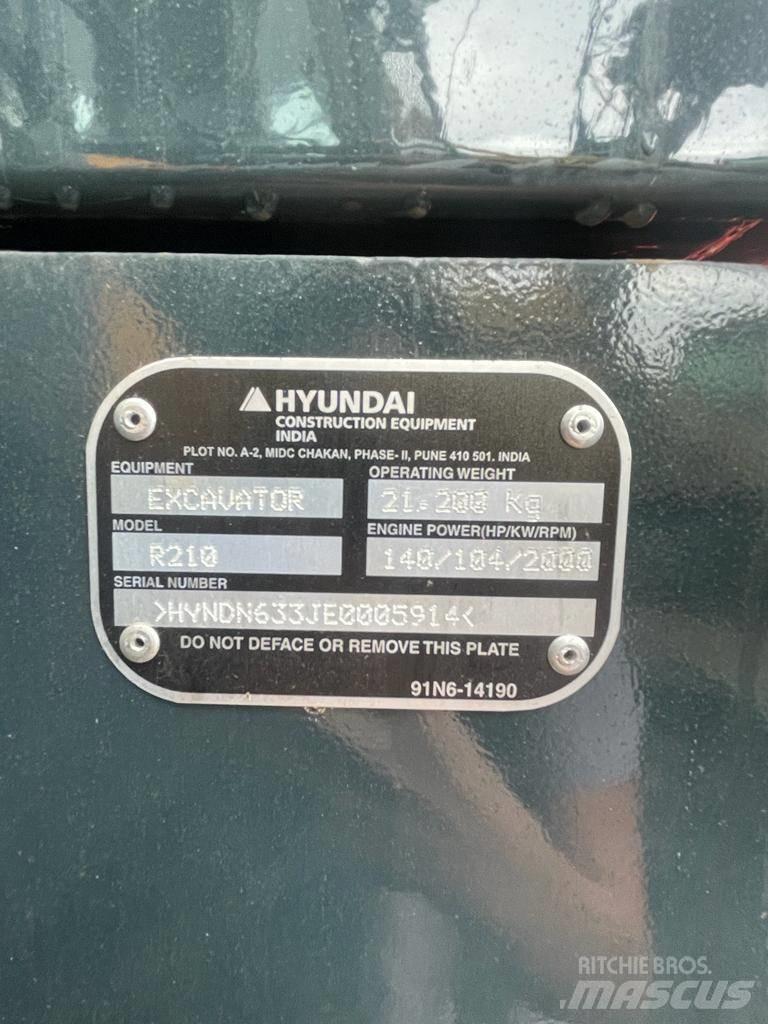 Hyundai R210 Excavatoare pe șenile
