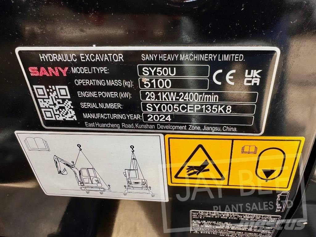 Sany SY 50 U Mini excavatoare < 7t