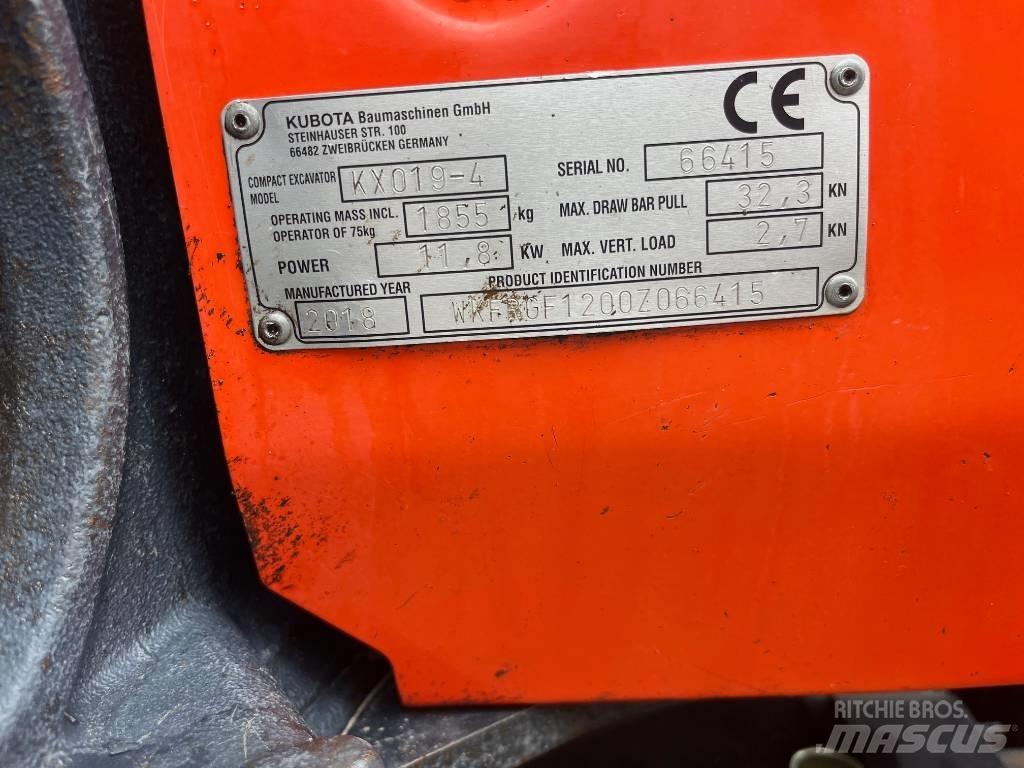 Kubota KX019-4 Mini excavatoare < 7t