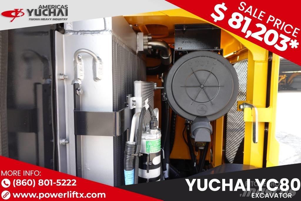 Yuchai YC80 Excavatoare pe șenile
