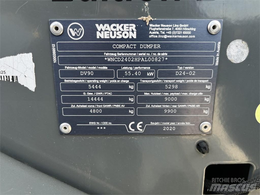 Wacker Neuson DV 90 Camioane cu basculante rigide