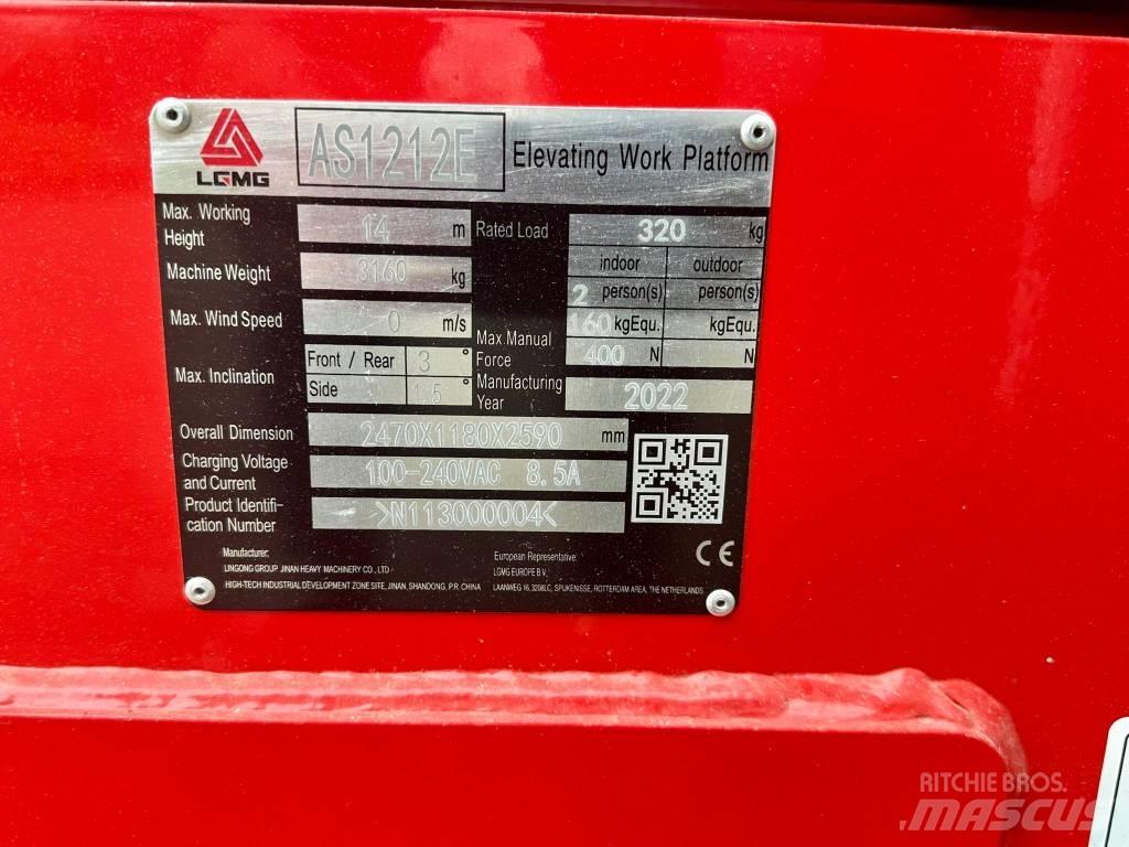 LGMG AS 1212 Platforme foarfeca