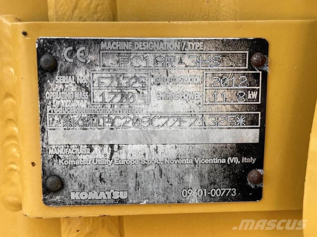 Komatsu PC16R-3HS Mini excavatoare < 7t