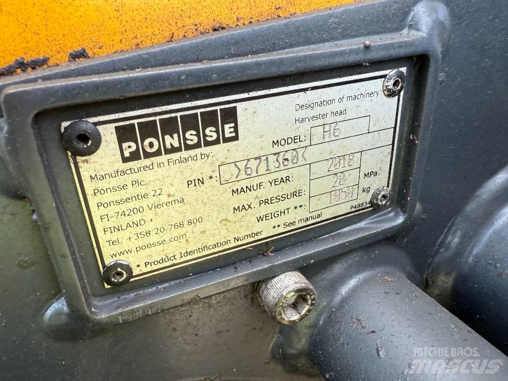 Ponsse ERGO 8W Combine forestiere