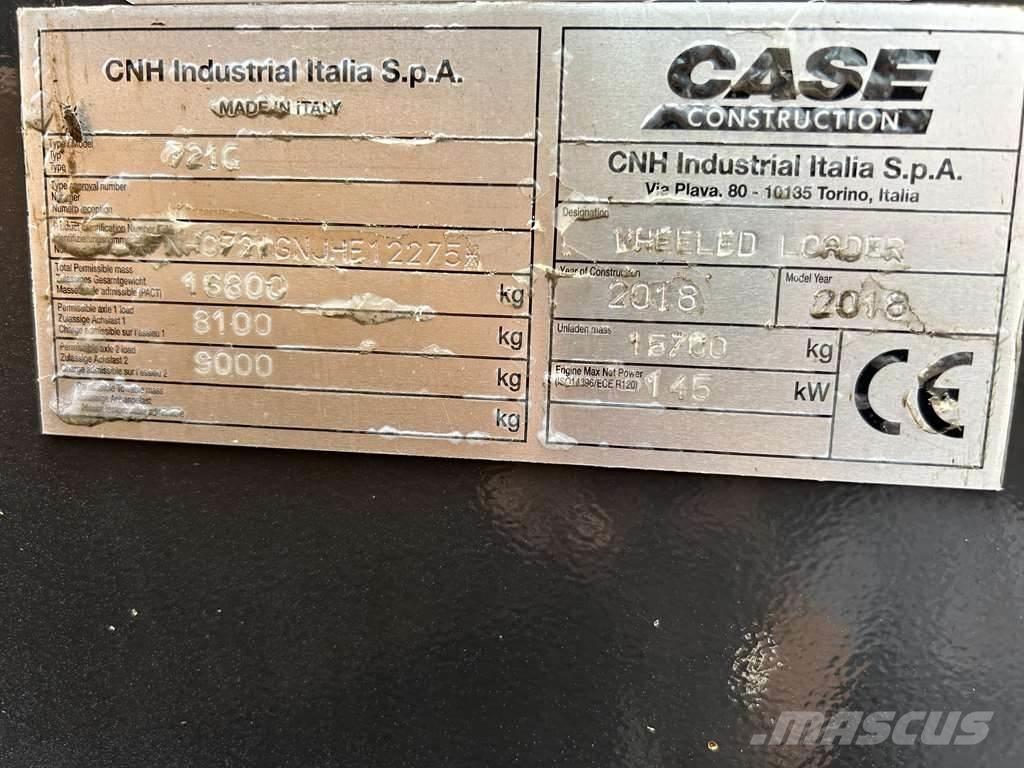 CASE 721G XR Incarcator pe pneuri