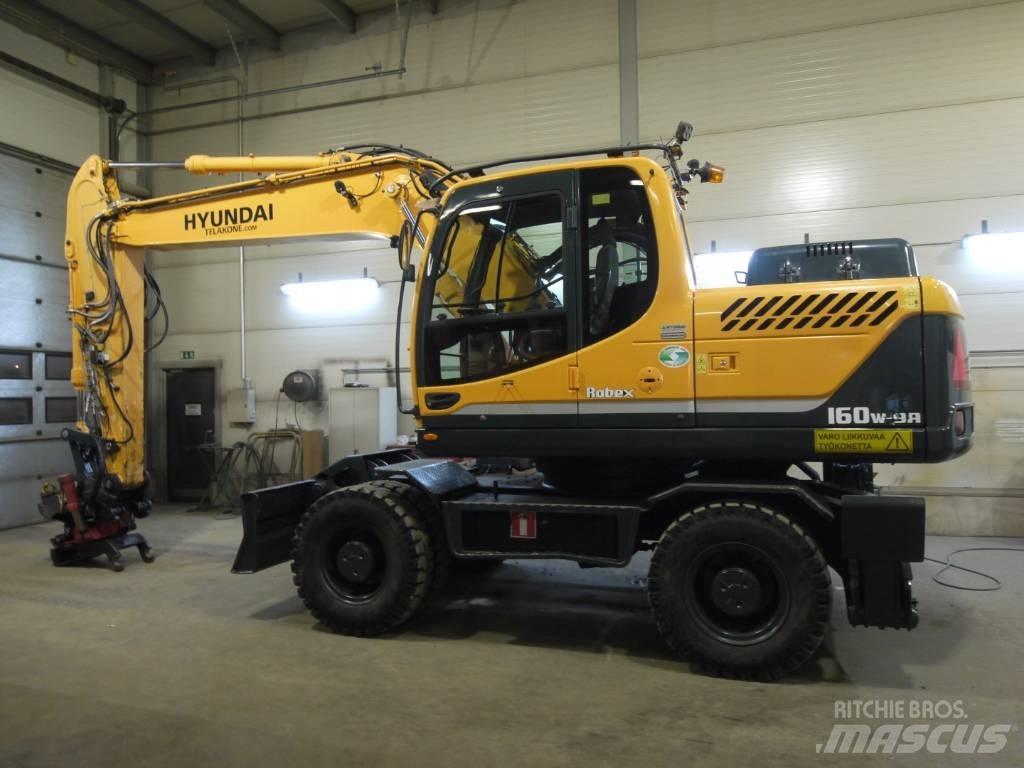 Hyundai R 160 W-9A Excavatoare cu roti