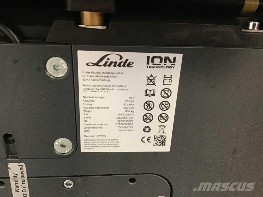 Linde E16 ION Stivuitor electric