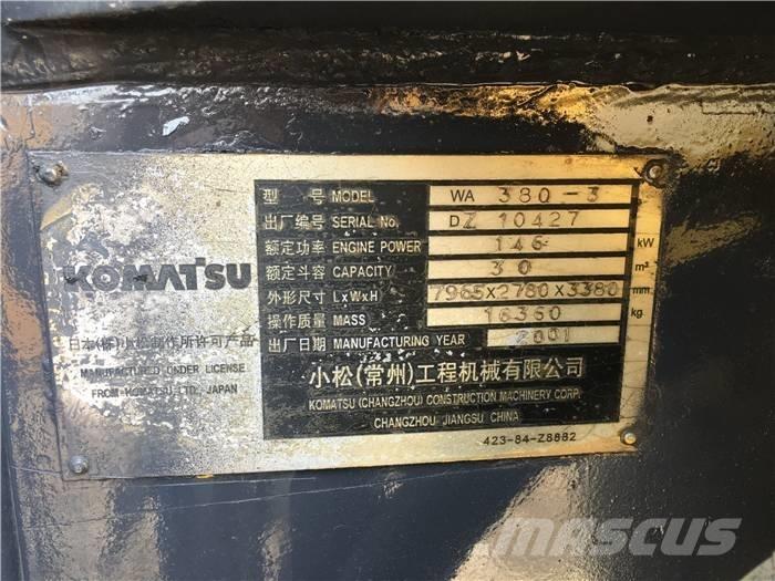 Komatsu WA 380-3 Incarcator pe pneuri