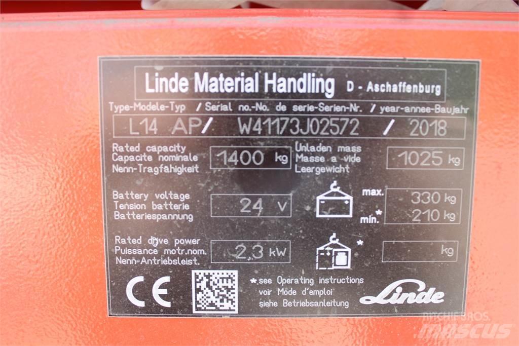 Linde L14APi Transpaleta manuala