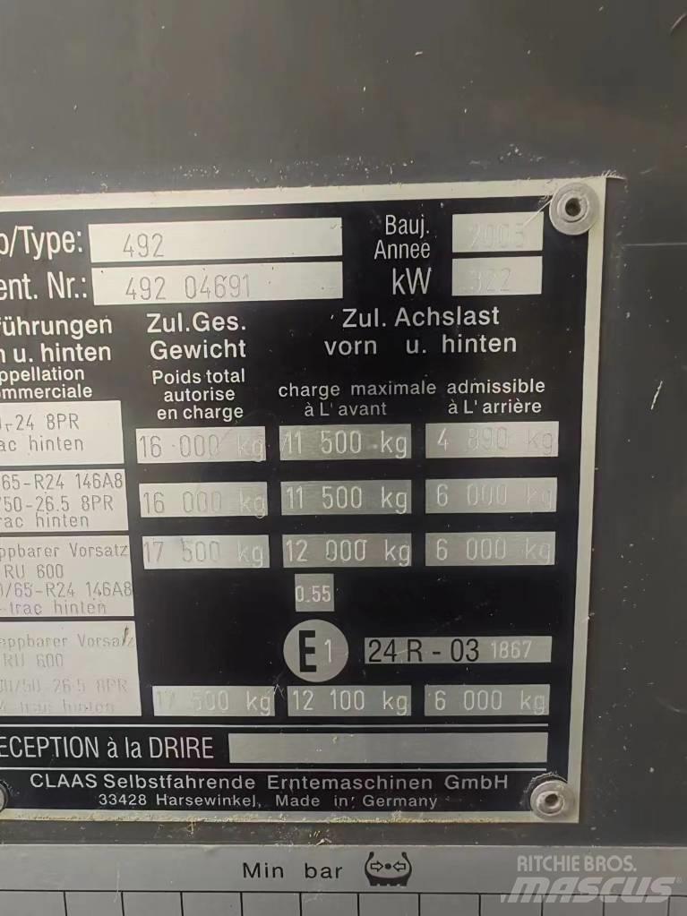 CLAAS Jaguar 870 Forajere cu autopropulsare
