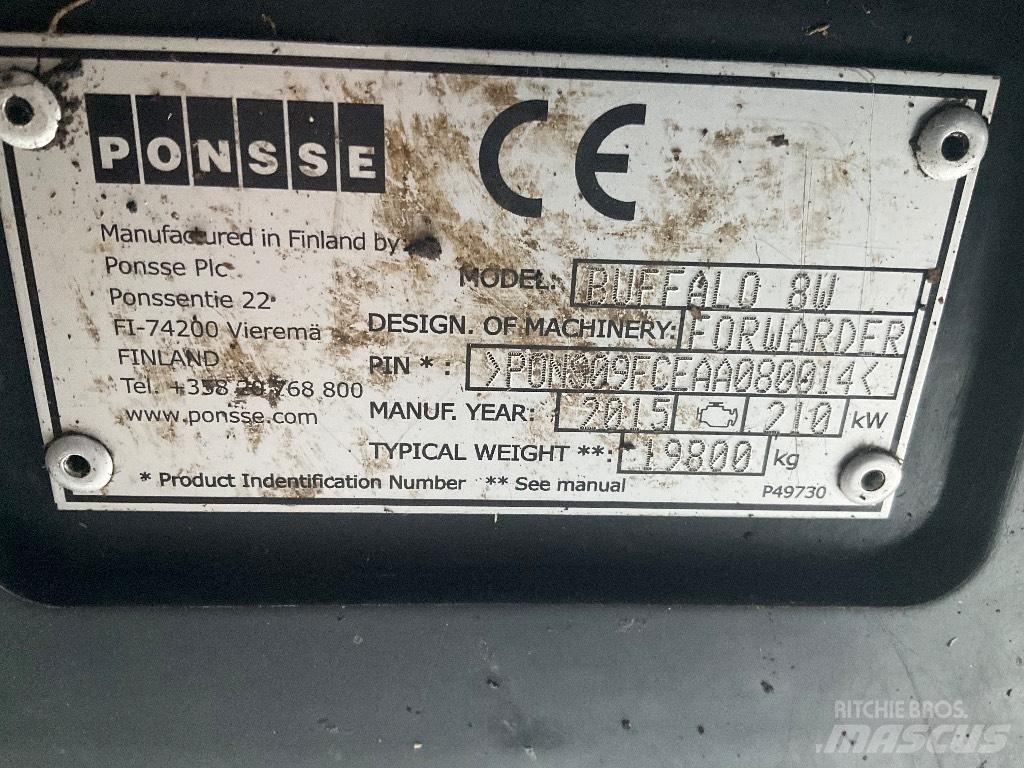 Ponsse BUFFALO 8W Transportoare